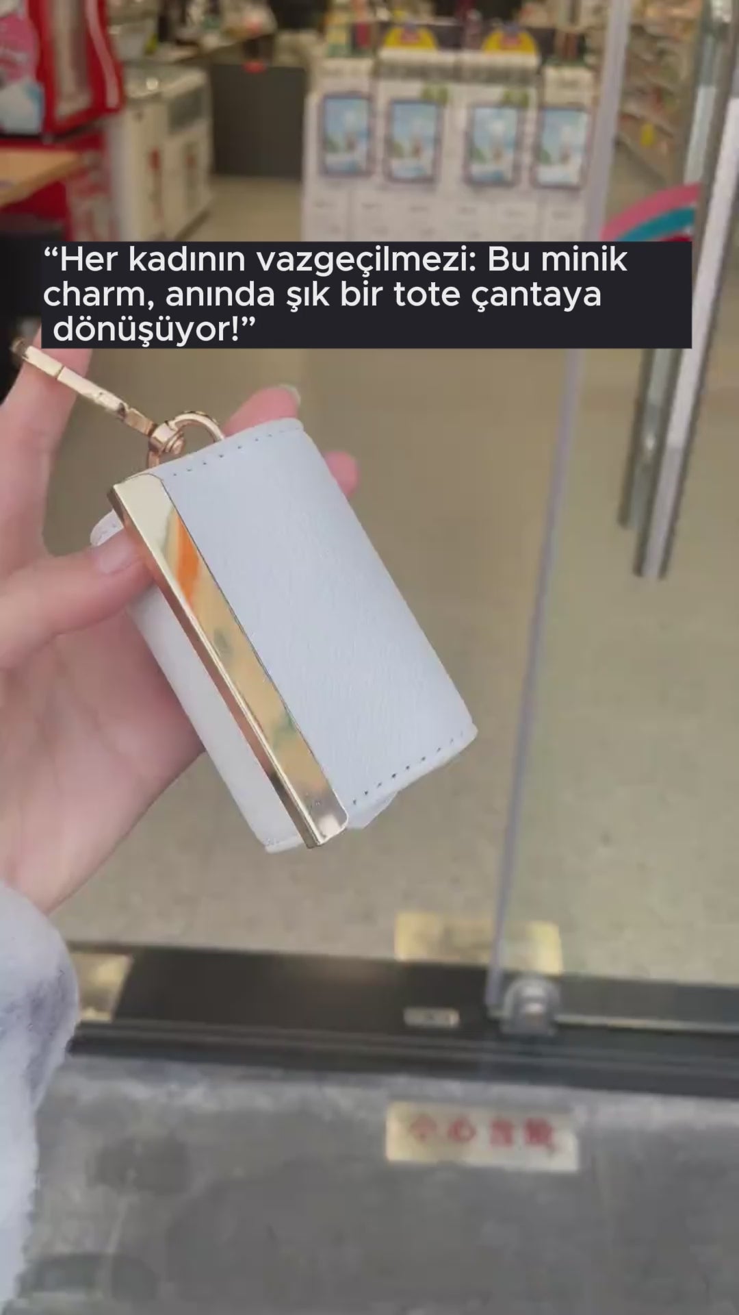 Çok Amaçlı Hafif Katlanabilir Charm Çanta & Anahtarlık Fonksiyonlu Model KSCH-4085