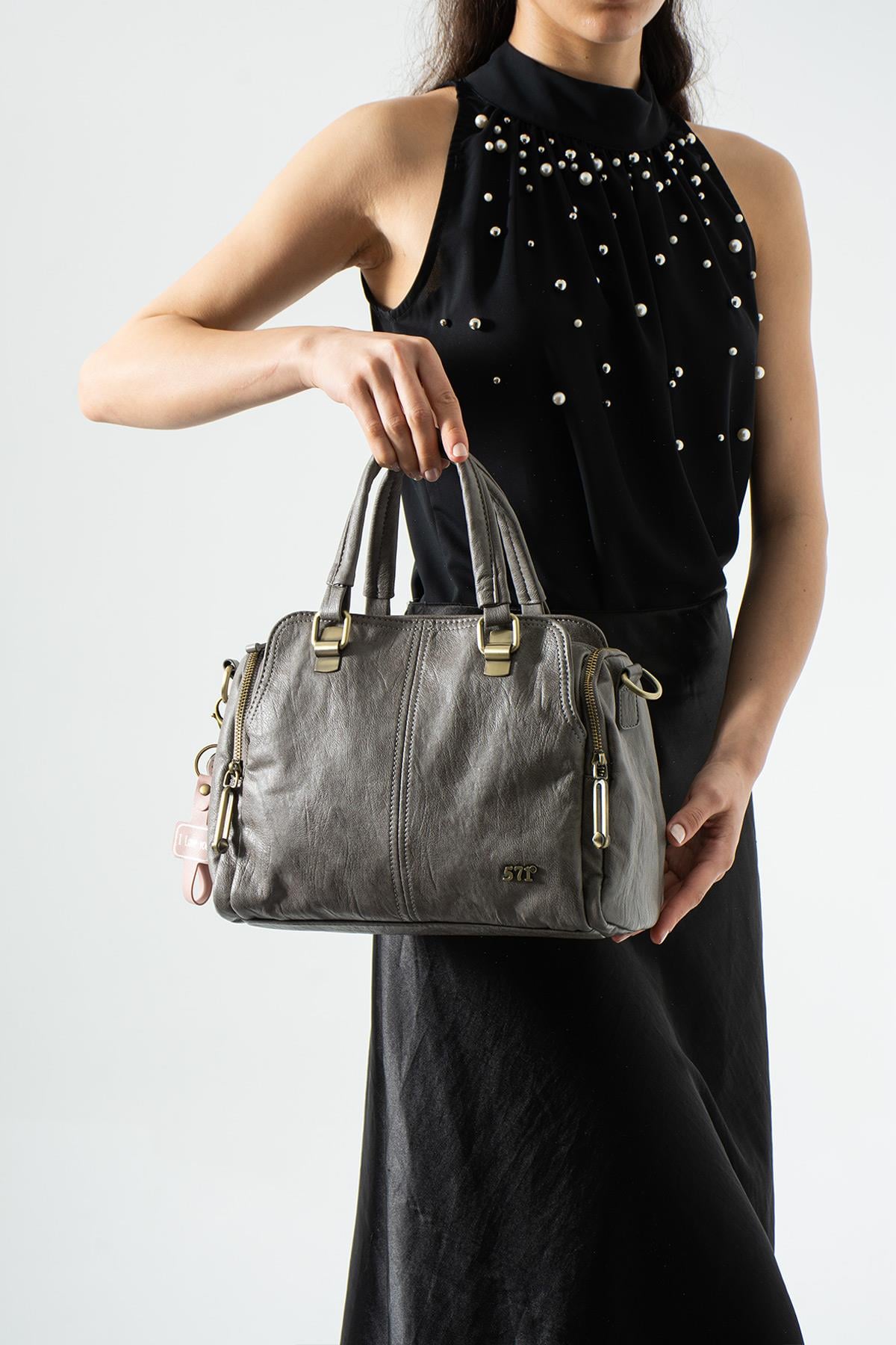 Kol Çapraz İthal Deri Çanta 571-17U