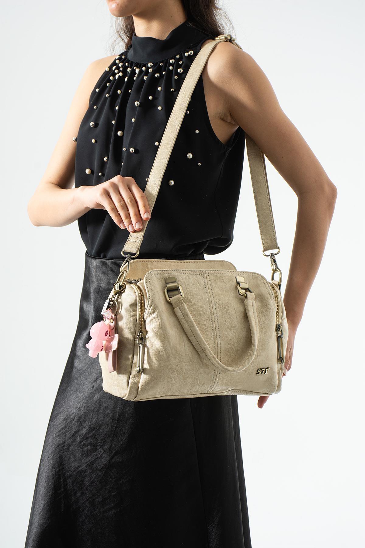 Kol Çapraz İthal Deri Çanta 571-17U