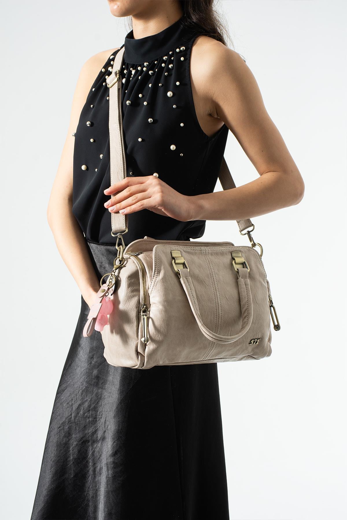 Kol Çapraz İthal Deri Çanta 571-17U