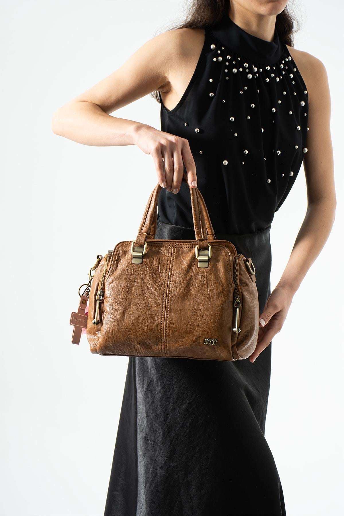 Kol Çapraz İthal Deri Çanta 571-17U